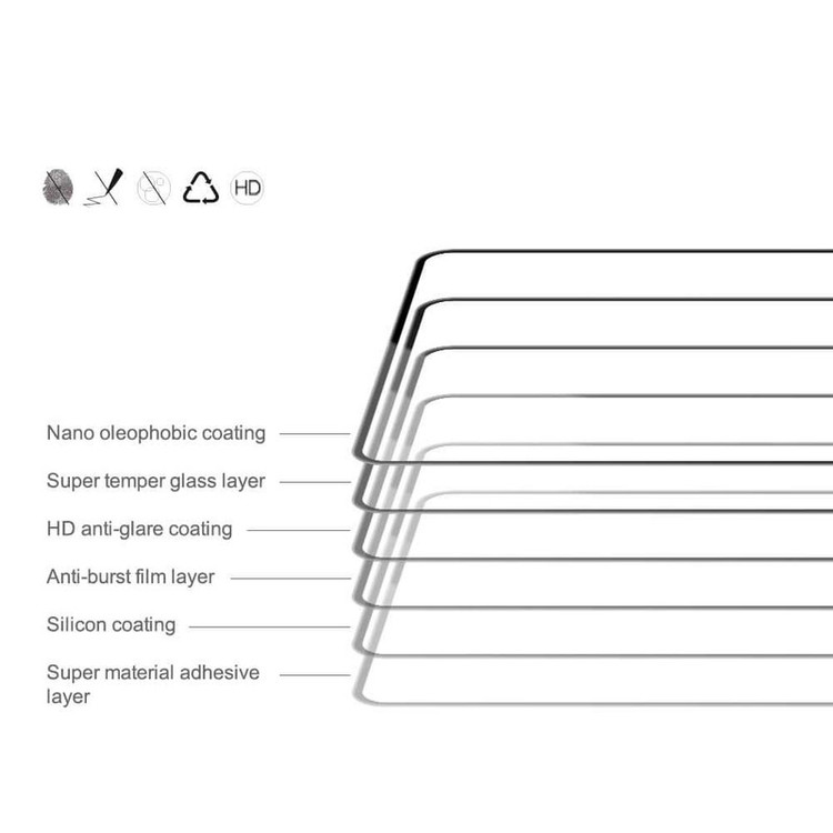محافظ صفحه نمایش 5D بوف مدل Mountain-G مناسب برای گوشی موبایل سامسونگ Galaxy A05s / A05 / A70
