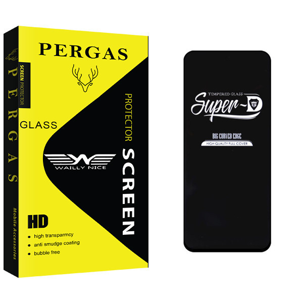محافظ صفحه نمایش شیشه ای وایلی نایس مدل Pergas Glass Sup-D مناسب برای گوشی موبایل شیائومی Redmi Note 9s \ Note 9 Pro \ Note 9 ProMax
