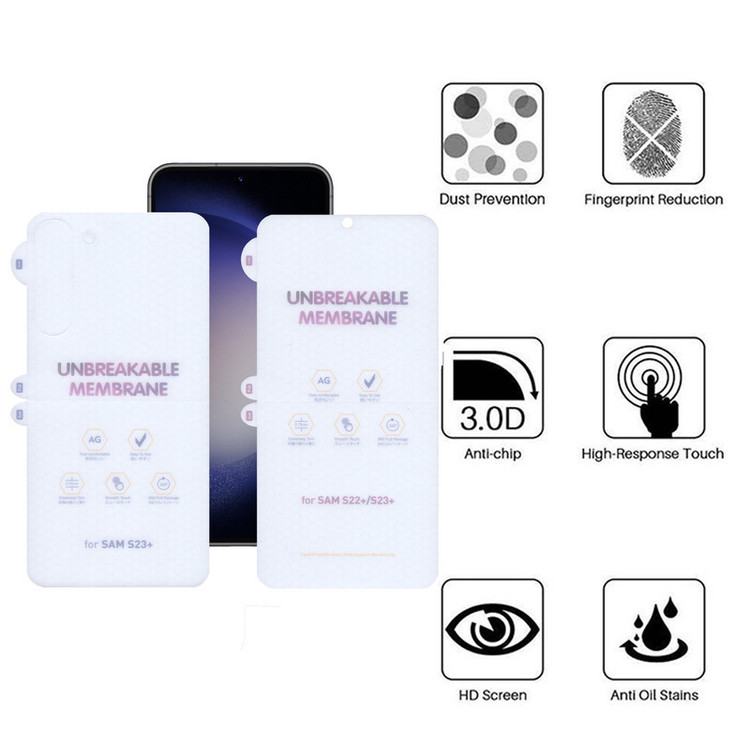 محافظ صفحه نمایش اپیکوی مدل Hydrogel-Matte مناسب برای گوشی موبایل سامسونگ Galaxy S23 Plus به همراه محافظ پشت گوشی