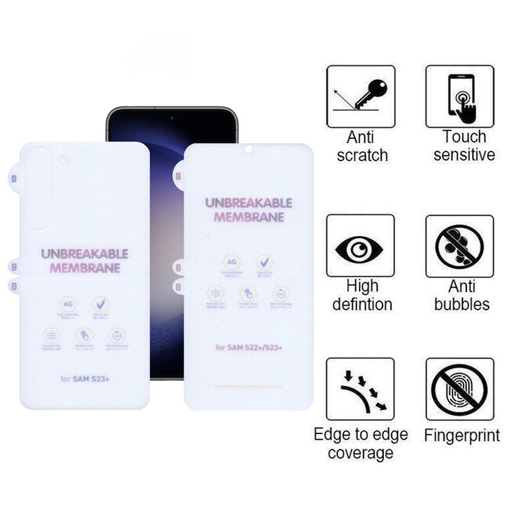 محافظ صفحه نمایش اپیکوی مدل Hydrogel-Matte مناسب برای گوشی موبایل سامسونگ Galaxy S23 Plus به همراه محافظ پشت گوشی