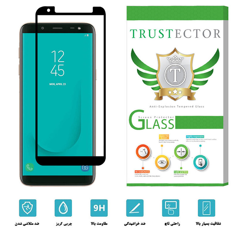 محافظ صفحه نمایش سرامیکی تراستکتور مدل CRM مناسب برای گوشی موبایل سامسونگ Galaxy J6