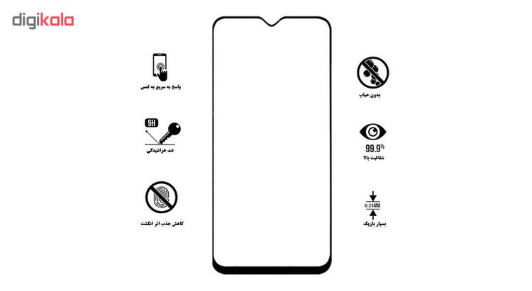 محافظ صفحه نمایش تراستکتور مدل GSS مناسب برای گوشی موبایل سامسونگ Galaxy A50