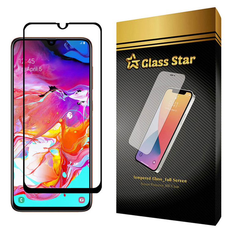 محافظ صفحه نمایش گلس استار مدل FUL مناسب برای گوشی موبایل سامسونگ Galaxy A70