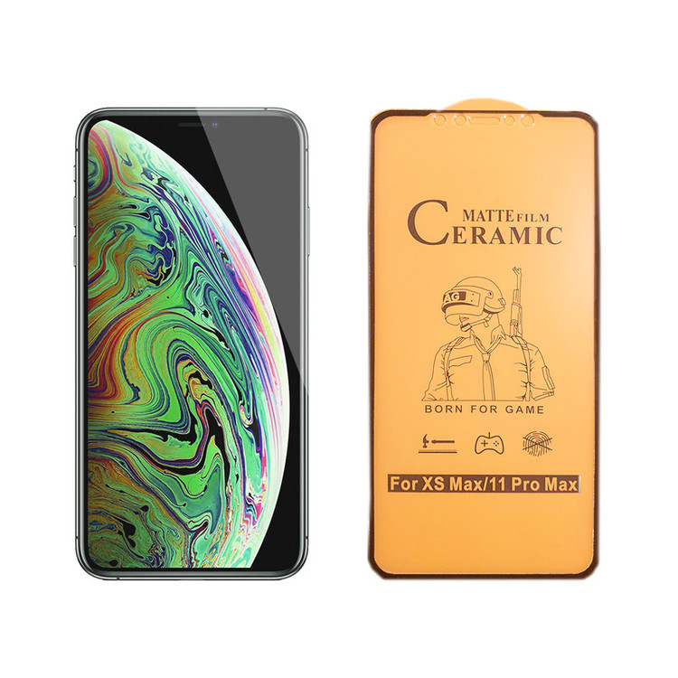 محافظ صفحه نمایش سرامیکی مات گریفین مدل FLCRM GN to مناسب برای گوشی موبایل اپل iPhone XS Max