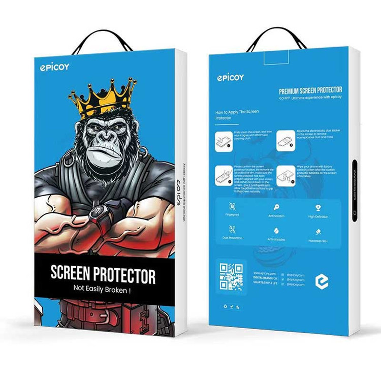 محافظ صفحه نمایش اپیکوی مدل AntiStatic DustProof مناسب برای گوشی موبایل اپل iPhone 15 Pro Max