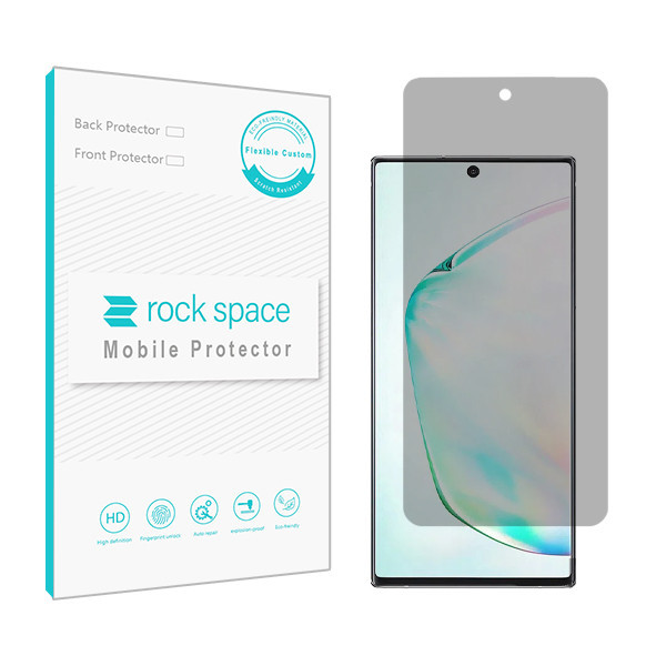 محافظ صفحه نمایش حریم شخصی راک اسپیس کد PRV مناسب برای گوشی موبایل سامسونگ Galaxy Note 10 Plus