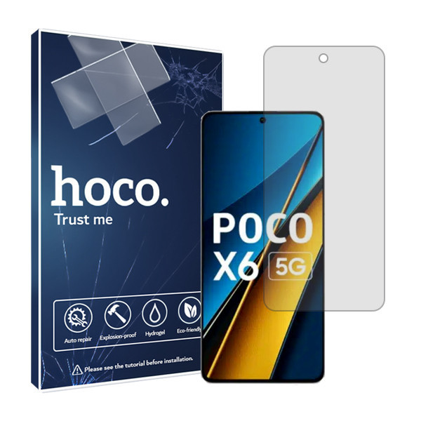 محافظ صفحه نمایش شفاف هوکو مدل HyGEL مناسب برای گوشی موبایل شیائومی Poco X6