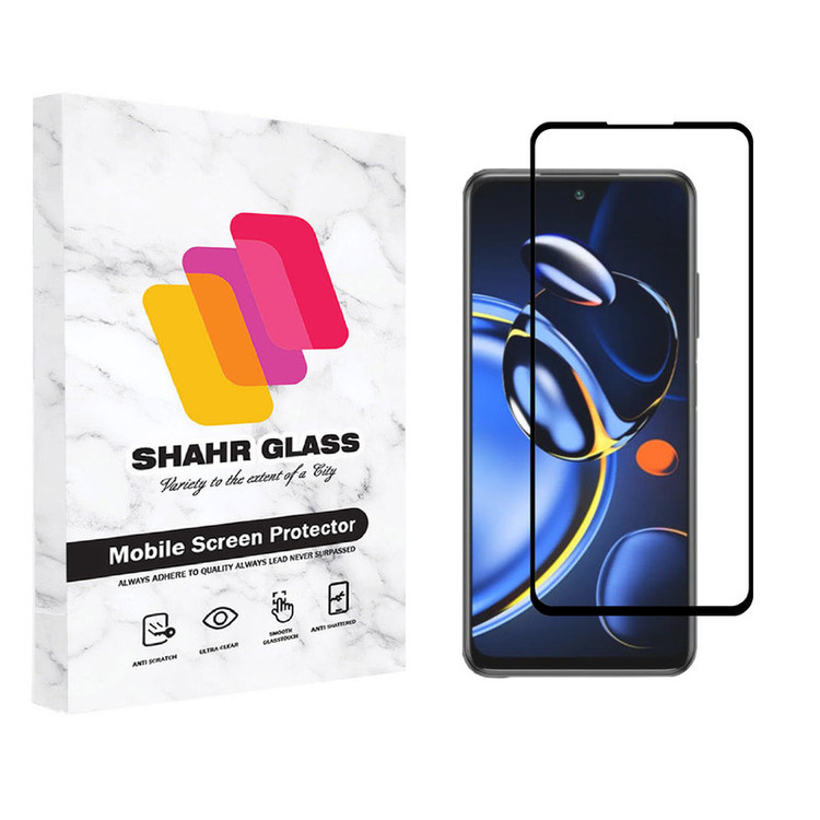 محافظ صفحه نمایش شهر گلس مدل FUL مناسب برای گوشی موبایل شیائومی Redmi Note 11SE
