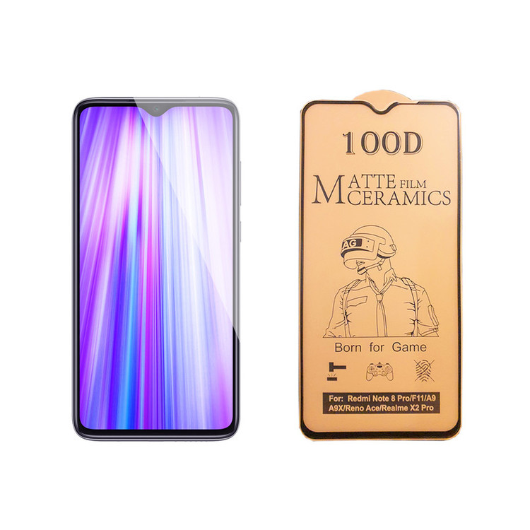 محافظ صفحه نمایش سرامیکی مات گریفین مدل FLCRM GN mo مناسب برای گوشی موبایل شیائومی Redmi Note 8 Pro