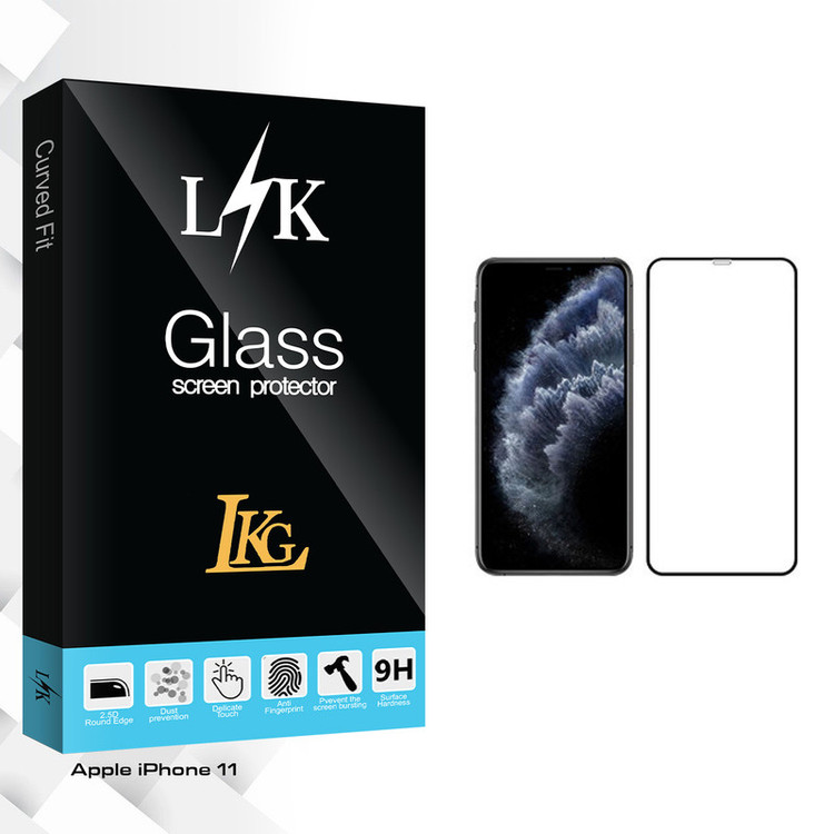 محافظ صفحه نمایش مات ال کا جی مدل LK Glass مناسب برای گوشی موبایل اپل iPhone 11