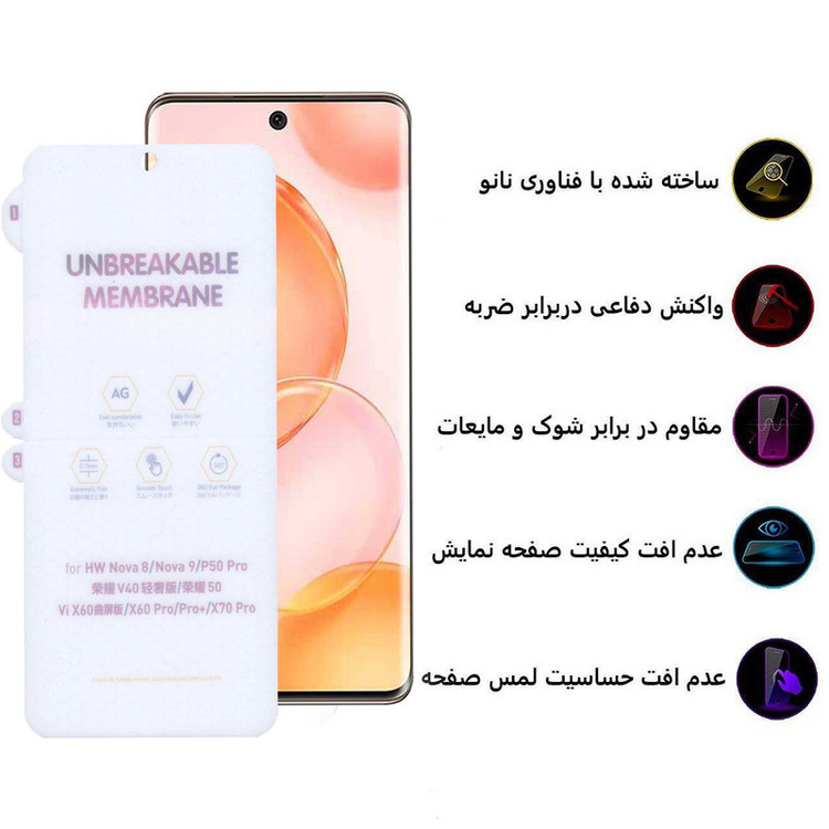 محافظ صفحه نمایش مات اپیکوی مدل Hydrogel-Matte مناسب برای گوشی موبایل آنر 50 / V40 Lite/ Nova 8 / Nova 9 / P50 Pro