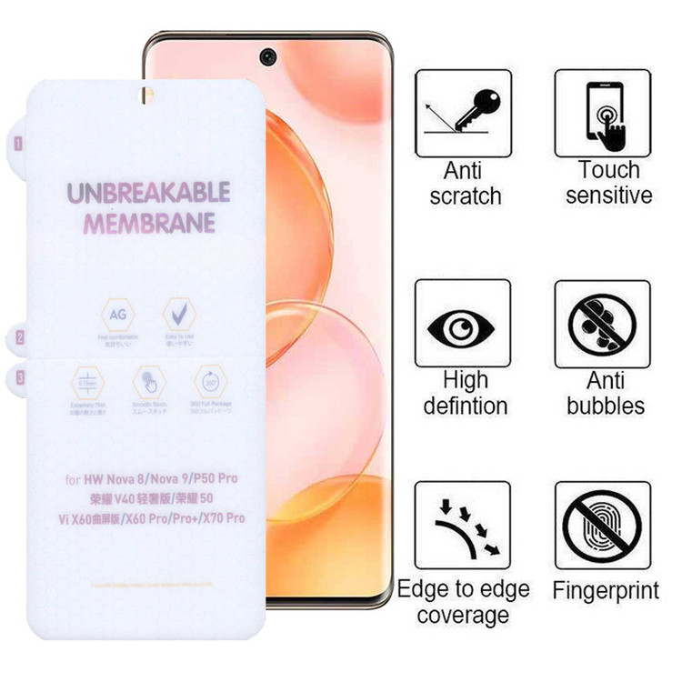 محافظ صفحه نمایش مات اپیکوی مدل Hydrogel-Matte مناسب برای گوشی موبایل آنر 50 / V40 Lite/ Nova 8 / Nova 9 / P50 Pro