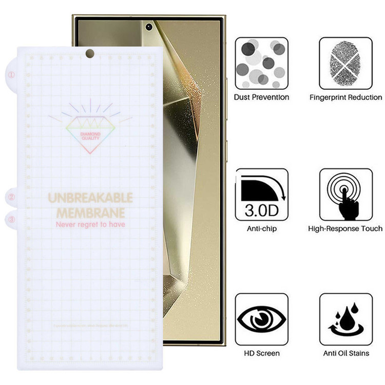 محافظ صفحه نمایش مدل Hydrogel مناسب برای گوشی موبایل سامسونگ Galaxy S24 Ultra / S23 Ultra / S22 Ultra