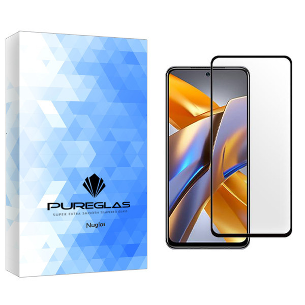 محافظ صفحه نمایش شیشه ای پیور گلس مدل NuGlas مناسب برای گوشی موبایل شیائومی Poco M5s