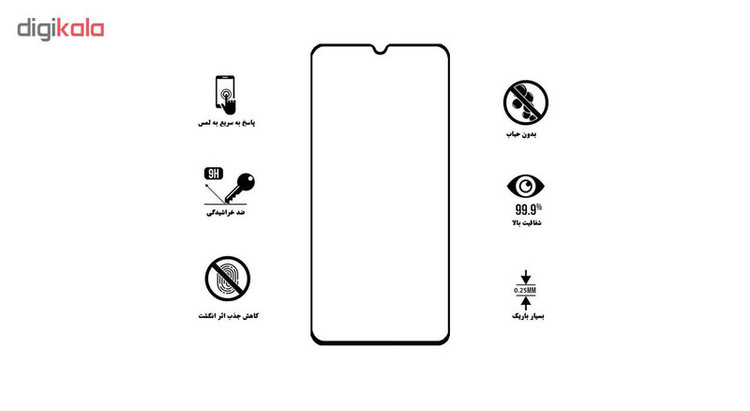 محافظ صفحه نمایش تراستکتور مدل GSS مناسب برای گوشی موبایل شیائومی Mi 9