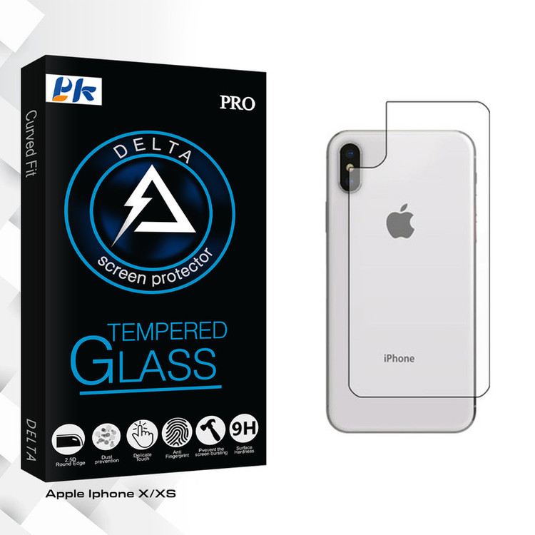 محافظ پشت گوشی پی کی مدل Delta Glass مناسب برای گوشی موبایل اپل Iphone X/XS