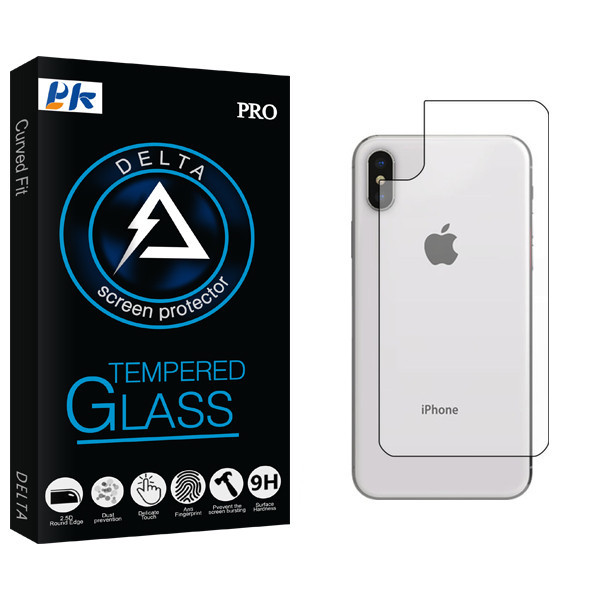 محافظ پشت گوشی پی کی مدل Delta Glass مناسب برای گوشی موبایل اپل Iphone X/XS