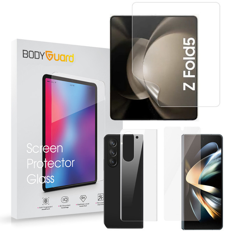 محافظ صفحه نمایش بادیگارد مدل HydroGel مناسب برای گوشی موبایل سامسونگ Galaxy Z Fold 5 به همراه محافظ پشت گوشی