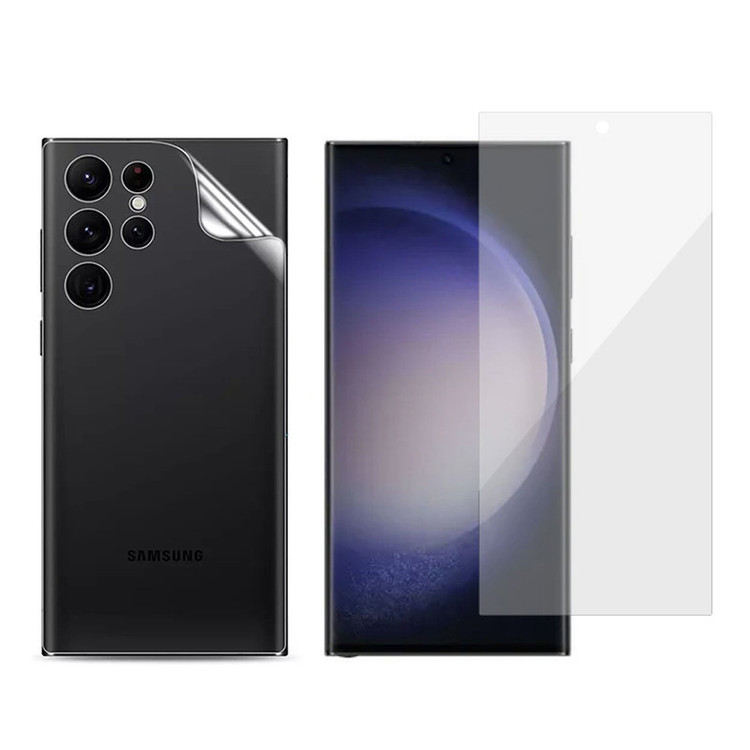 محافظ صفحه نمایش مات بادیگاردD`HARD مدل Hydro مناسب برای گوشی موبایل سامسونگ Galaxy S23 Ultra به همراه محافظ پشت گوشی