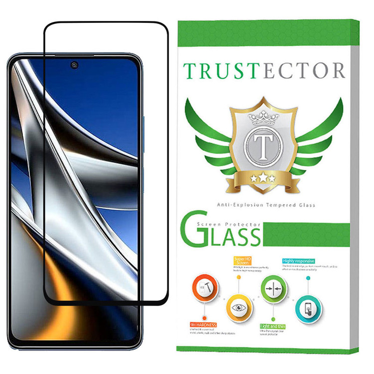 محافظ صفحه نمایش سرامیکی تراستکتور مدل CRT-Glass مناسب برای گوشی موبایل شیائومی Poco X4 Pro 5G