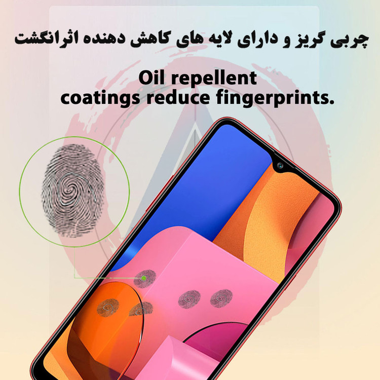محافظ صفحه نمایش مدل Super D مناسب برای گوشی موبایل سامسونگ Galaxy A20s