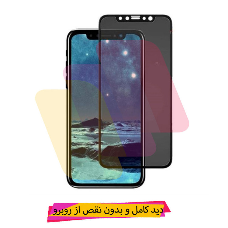 محافظ صفحه نمایش حریم شخصی شهر گلس مدل CRP مناسب برای گوشی موبایل اپل iPhone SE 2020