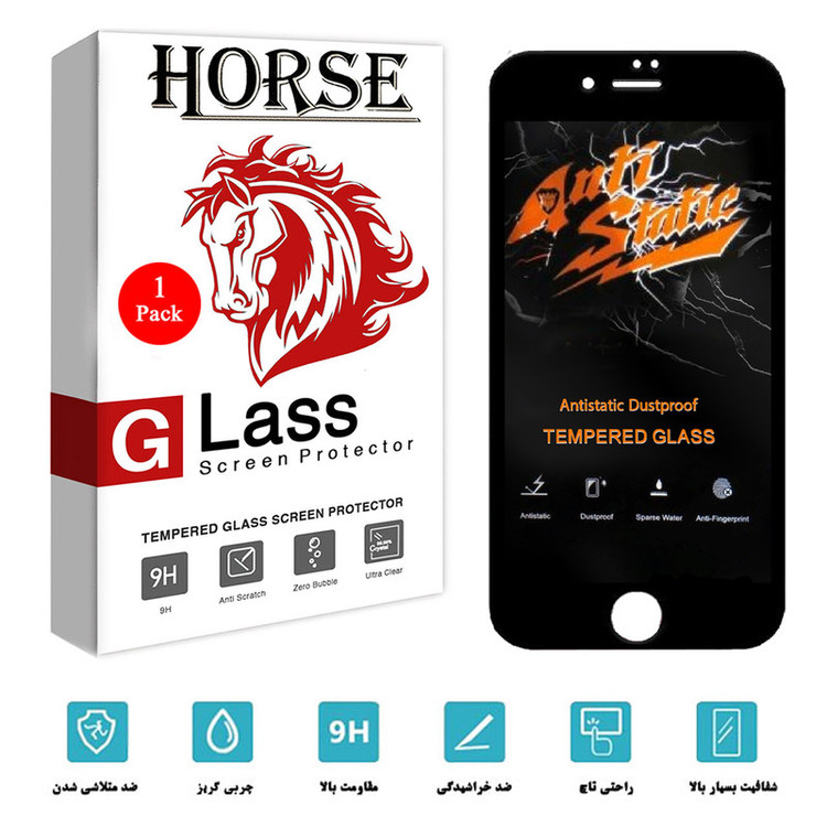 محافظ صفحه نمایش هورس مدل AntiStatic-MTB مناسب برای گوشی موبایل اپل iPhone 7 Plus / 8 Plus