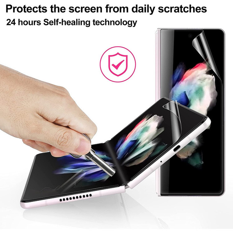 محافظ صفحه نمایش بادیگارد مدل Hydro Gel مناسب برای گوشی موبایل سامسونگ Galaxy Z Fold 4 به همراه محافظ پشت گوشی