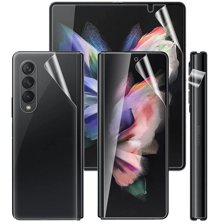 محافظ صفحه نمایش بادیگارد مدل Hydro Gel مناسب برای گوشی موبایل سامسونگ Galaxy Z Fold 4 به همراه محافظ پشت گوشی