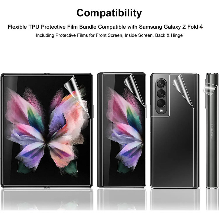 محافظ صفحه نمایش بادیگارد مدل Hydro Gel مناسب برای گوشی موبایل سامسونگ Galaxy Z Fold 4 به همراه محافظ پشت گوشی