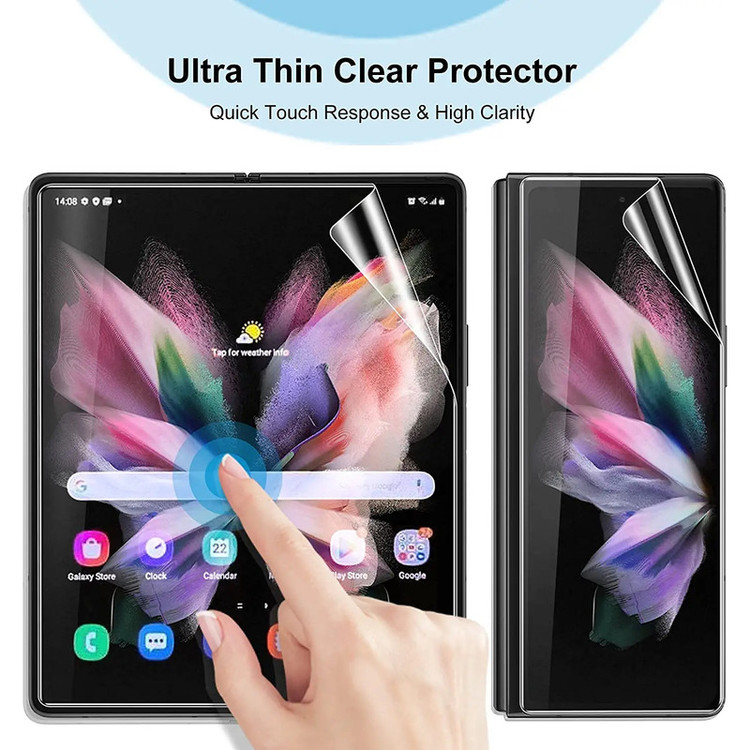 محافظ صفحه نمایش بادیگارد مدل Hydro Gel مناسب برای گوشی موبایل سامسونگ Galaxy Z Fold 4 به همراه محافظ پشت گوشی