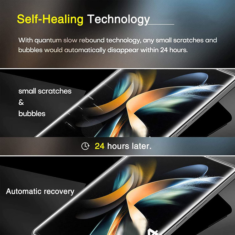 محافظ صفحه نمایش بادیگارد مدل Hydro Gel مناسب برای گوشی موبایل سامسونگ Galaxy Z Fold 4 به همراه محافظ پشت گوشی