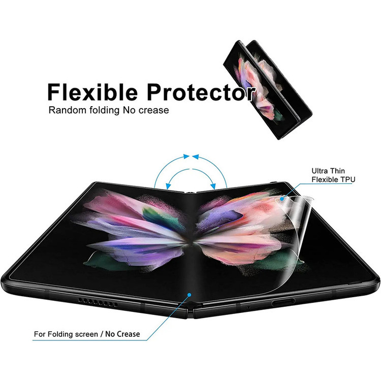 محافظ صفحه نمایش بادیگارد مدل Hydro Gel مناسب برای گوشی موبایل سامسونگ Galaxy Z Fold 4 به همراه محافظ پشت گوشی