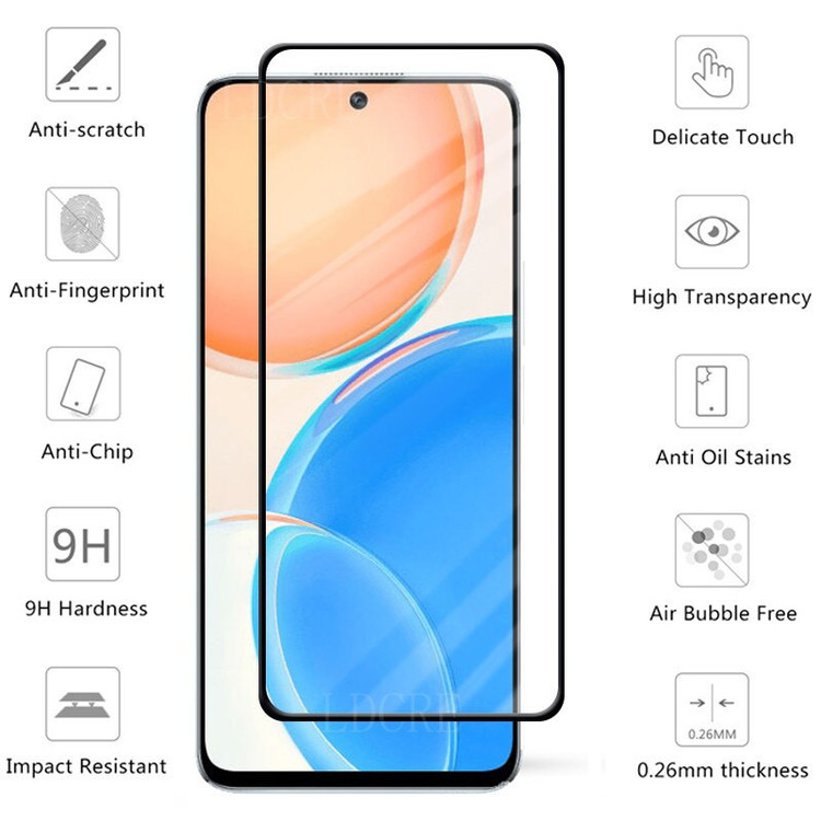 محافظ صفحه نمایش شیشه ای بادیگارد مدل FH مناسب برای گوشی موبایل آنر X8 4G