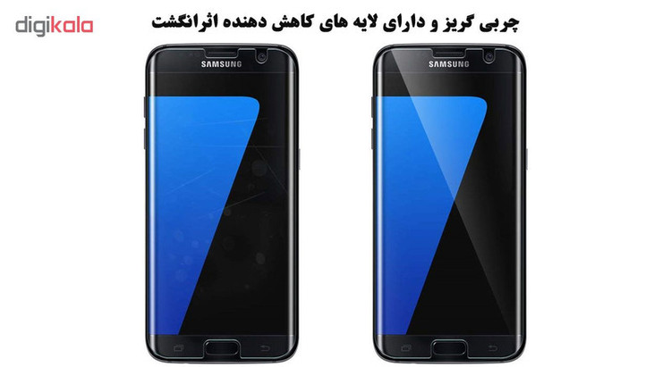 محافظ صفحه نمایش لایونکس مدل LSP مناسب برای گوشی موبایل سامسونگ Galaxy S7 edge