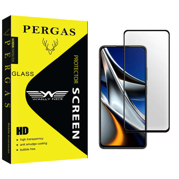 محافظ صفحه نمایش سرامیکی وایلی نایس مدل Pergas Glass مناسب برای گوشی موبایل شیائومی Poco X4 Pro 5G 2201116PG
