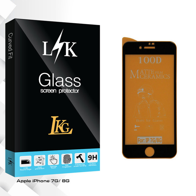 محافظ صفحه نمایش مات ال کا جی مدل LK Glass مناسب برای گوشی موبایل اپل iphone 7/ 8