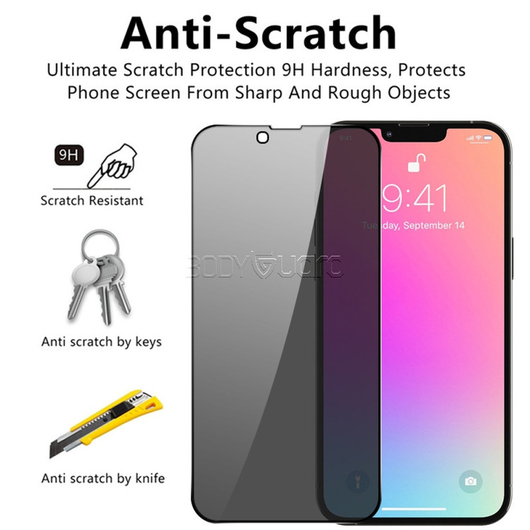 محافظ صفحه نمایش حریم شخصی بادیگارد مدل PIP مناسب برای گوشی موبایل اپل iPhone 13