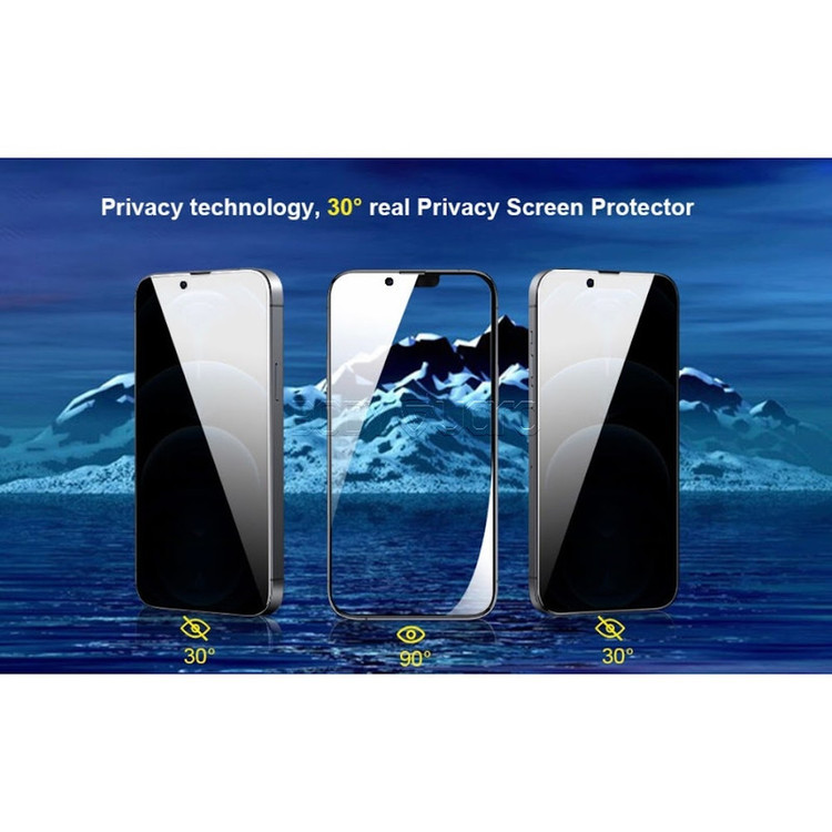 محافظ صفحه نمایش حریم شخصی بادیگارد مدل PIP مناسب برای گوشی موبایل اپل iPhone 13