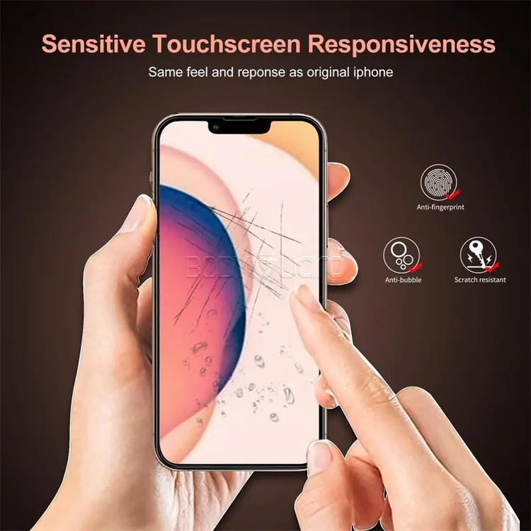 محافظ صفحه نمایش بادیگارد مدل FIP مناسب برای گوشی موبایل اپل iPhone 13 Pro Max