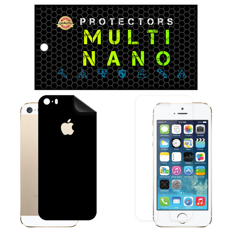 محافظ صفحه نمایش مولتی نانو مدل X-SFM مناسب برای گوشی موبایل اپل iPhone 5S به همراه برچسب پوششی