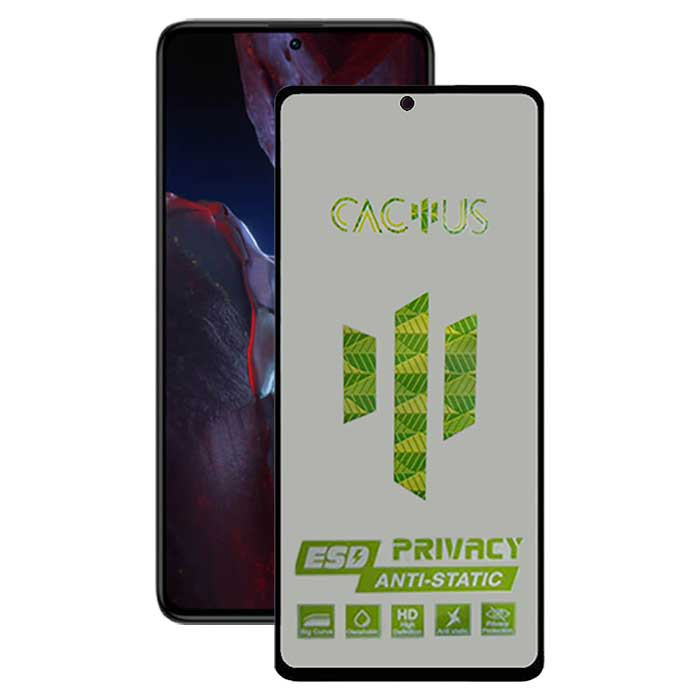 محافظ صفحه نمایش حریم شخصی اِپیکوی D`HARDمدل Cactus-ESD-Privacy مناسب برای گوشی موبایل شیائومی Xiaomi Poco F5 Pro /Poco F5 /Poco F4 GT /Poco F4 /Poco F3 GT / F3
