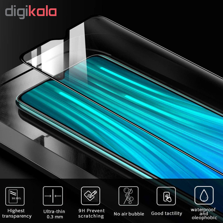 محافظ صفحه نمایش 5D هورس مدل FAG مناسب برای گوشی موبایل شیائومی Redmi Note 8