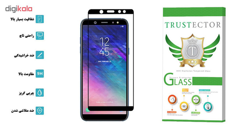 محافظ صفحه نمایش تراستکتور مدل GSS مناسب برای گوشی موبایل سامسونگ Galaxy A6 2018