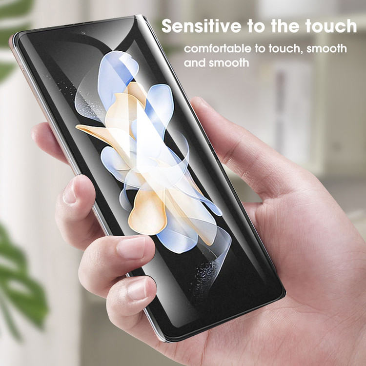 محافظ صفحه نمایش بادیگارد مدل HydroGel مناسب برای گوشی موبایل سامسونگ Galaxy Z Flip 5 به همراه محافظ پشت