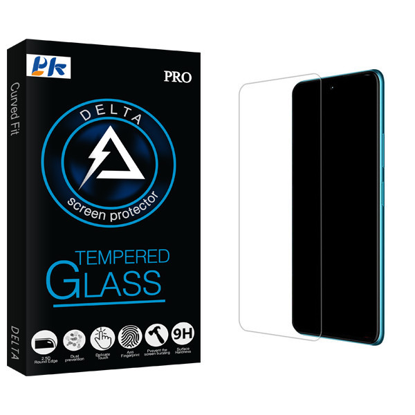 محافظ صفحه نمایش شیشه ای پی کی مدل Delta Glass MIX مناسب برای گوشی موبایل شیائومی Poco X3 \ X3 Pro \ X3 GT \ X3 NFC \ X3 5G \ F3 5G \ F3 \ F3 Pro \ F3 NFC