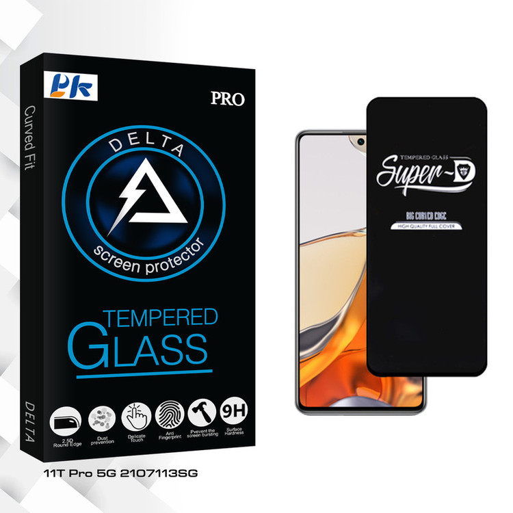 محافظ صفحه نمایش شیشه ای پی کی مدل Delta Glass SuperD مناسب برای گوشی موبایل شیائومی 11T Pro 5G 2107113SG