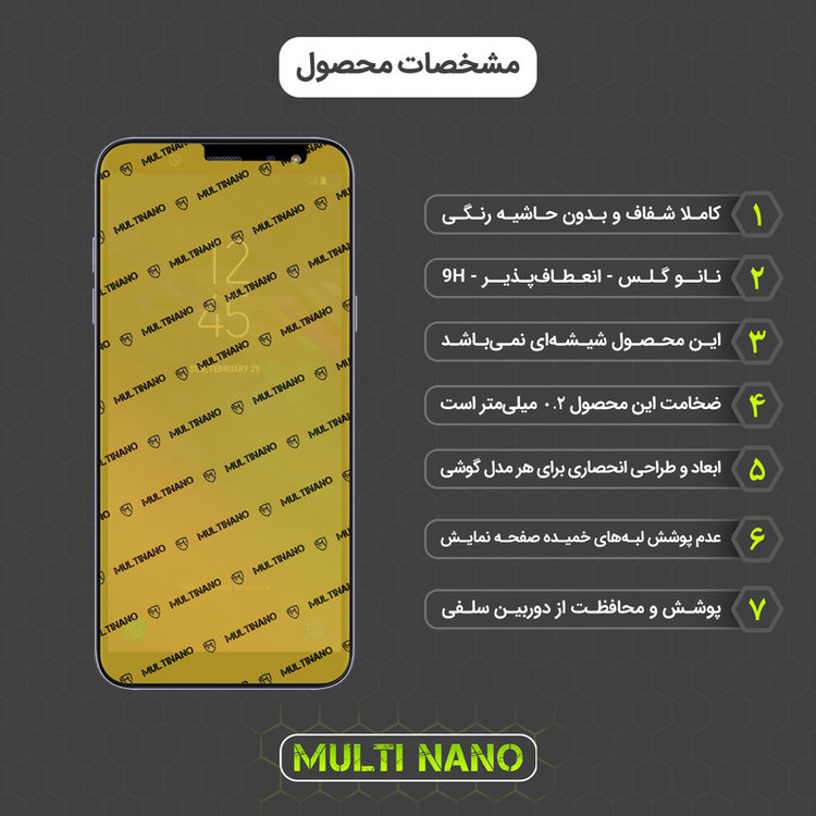 محافظ صفحه نمایش مولتی نانو مدل X-S2N مناسب برای گوشی موبایل سامسونگ Galaxy A6 2018 بسته دو عددی