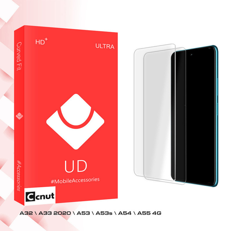 محافظ صفحه نمایش شیشه ای کوکونات مدل UD Ultra MIX3 مناسب برای گوشی موبایل اوپو A32 / A33 2020 / A53 / A53s / A54 / A55 4G بسته دو عددی