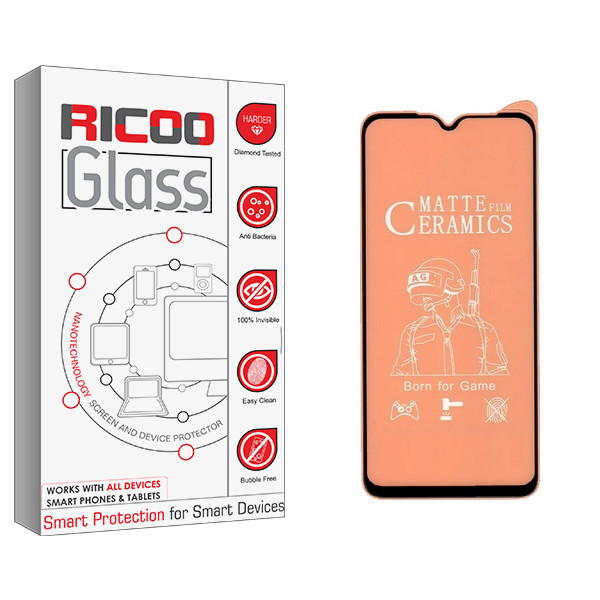 محافظ صفحه نمایش سرامیکی ریکوو مدل +HD مناسب برای گوشی موبایل شیائومی Redmi Note 8 Pro